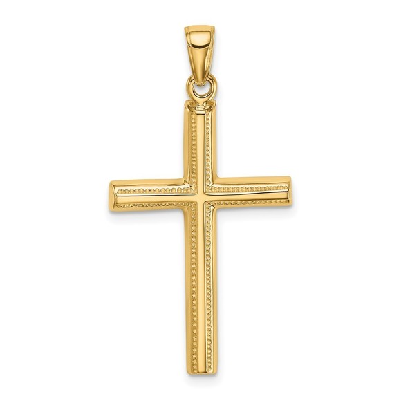 10K Polished Cross Pendant,All Products : American Fashion Style Bags On Sale